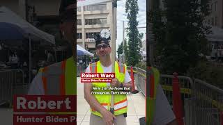Protester Heckles ABC Reporter Outside Hunter Biden Trial
