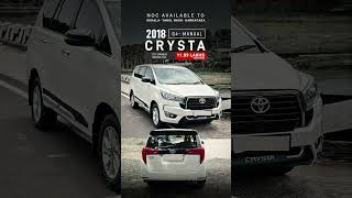 innova crysta 2018 for sale :9809558828 #forsale #innova #crysta #toyota #usedcars