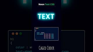 Neon Text CSS #webdevelopment #webdesign #css #htmlcss