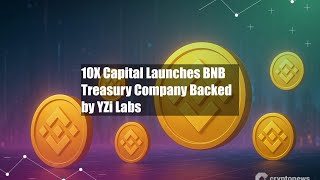 10X Capital Launches BNB Treasury Company Backed by YZi Labs
