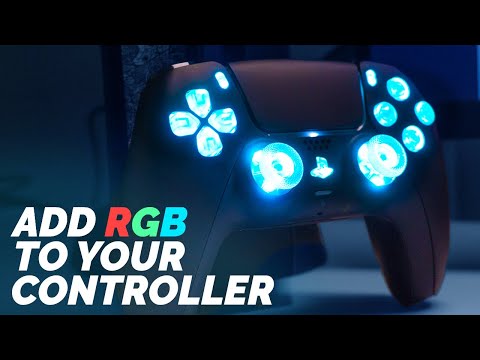 I Put RGB Lights in my PS5 Controller