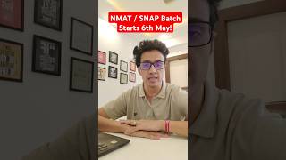 Mock Zone's NMAT / SNAP 2025 Course Reminder! | Batch Starts 6th May #nmat #snap2025
