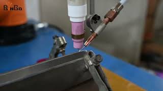 Aubo Cobot Equiped with BinGo TIG welding machine solution