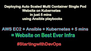 StartingwithDevOps - Automatic deployment of Kubernetes with HPA on AWS EC2 using Ansible Playbooks