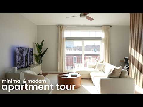 minimal & modern apartment tour | 2024