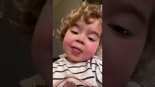 Little girl (Carice) sing Without Me of Halsey