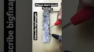 🔥iphone short circuit find #mobilerepair #mobiletech #mobilerepairing #shorts  #mobileservice #asmr