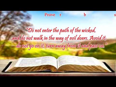 GOD’S MESSAGE- Proverbs 4:14,15 PRAISE THE LORD! LIVE JESUS.
