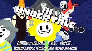 🔴LIVE (24/7) - AI Generated Undertale! | Suggest Topics With "!topic Topic"
