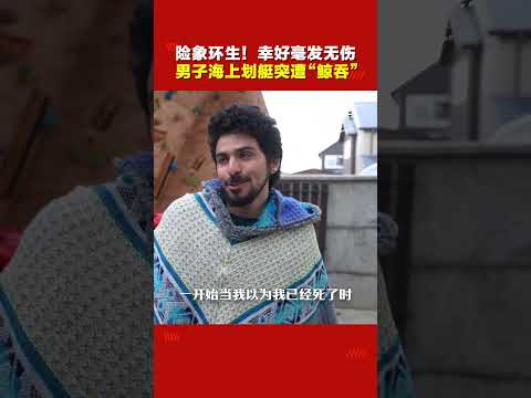 鲸鱼饿过头要吃人？ 座头鲸毫无预兆从水下窜出  张大嘴巴“生吞”男子！