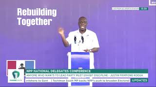 Justin Kodua Frimpong's Full Speech  At Delegate Conference: We'll Return To Power In 2028