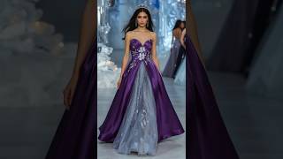 AI Fashion 2025 🔥 Luxury Gown in Teal & Gold 🌟 Viral Red Carpet Dress | Elegant Digital Couture