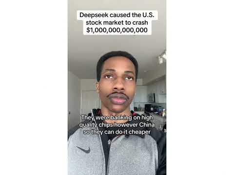 Deepseek caused the U.S. stock market to crash $1,000,000,000,000