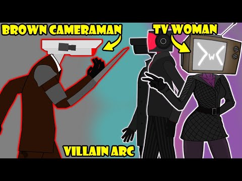 Brown Camera Villain Arc TV Woman SE1  @DaFuqBoom  #sticknodespro #skibiditoilet #tvwoman #cameraman