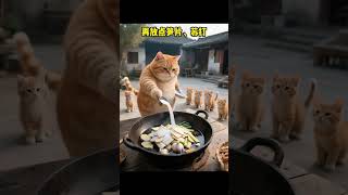 橘猫一家做臭豆腐 #ai猫咪 #猫谁 #肥橘猫 #cat #aicat #fatcat #orangecat #cat2025 #animals