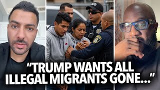 "Trump Wants All Illegal Migrants Deported ASAP" Man Says People Need To Leave Before ICE Finds Them