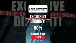 Tesery Sitewide Code! #TeslaAccessories #EVUpgrades #DriveInStyle #TeslaMods #50percentoff #shopnow