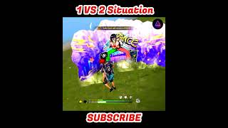 1 VS 2 SITUATION IN RANK MATCH Part-6 #short #viral #youtubeshorts #rankpush