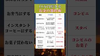 10万円貯まる！お金の節約術