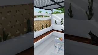 DESAIN RENOVASI TERAS RUMAH SUBSIDI ALA CAFE #interiordesign #rumahminimalis #kitchen #home #rumah