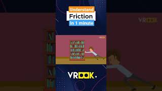 What is friction? Learn through animations in 1 min #engineeringphysics #iitphysics