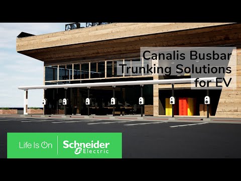 Canalis busbar solutions for EV | Schneider Electric