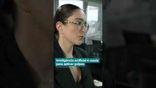Inteligência artificial é usada para aplicar golpes | #domingoespetacular #shorts