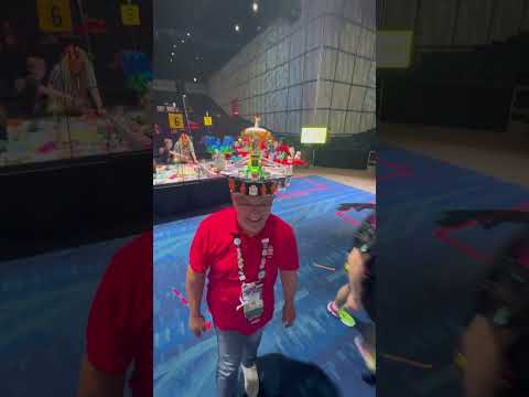 BEST hat at World Fest! #firstlegoleague #winning