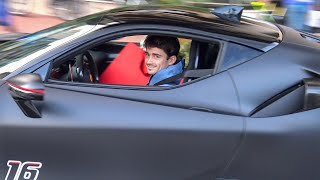 CHARLES LECLERC Taking Delivery His NEW FERRARI SF90XX in Monaco!!