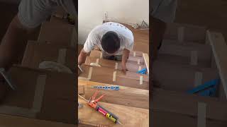 Installing LVP Stairs #shorts