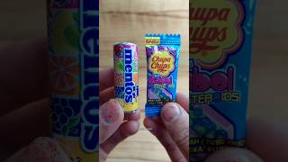 Mini mentos rainbow & chupa chups bubble gum #poprenasmr #shortvideo #shortsviral