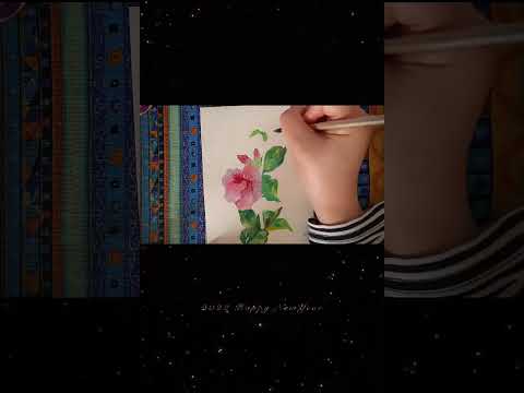水彩花芬｜春天离不开好看的花朵