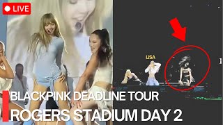 🔴 FUNNY MOMENT! Lisa’s Dance Copied by Jennie & Jisoo | Rogers Stadium DAY 2