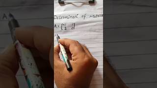 Determinant of Matrices#reel#math #mathematics #matrix #matrices #ytshorts#aracademy