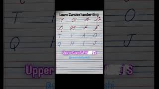 LEARN UPPERCASE 🔠 LETTERS /#handwriting #onestrokebyaashi #handwritingwarmup