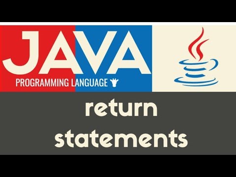 What is Return Statement in Java Programming in Hindi course tutorial full