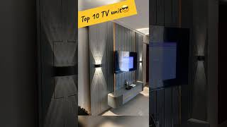 Top 10 Tv wall unit 😎 #tvunit #tvwall #wallpainting #accentwall #furniture