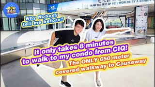 [ LIVE EP 32] R&F Princess Cove link bridge to CIQ checkpoint | 650M covered link bridge to CIQ