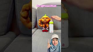 adek pink tidak dapat dot susu ⁉️😩🍼 @PresentHunt #shorts #funny #dubbing