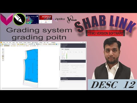 Desc 12 | Create Grading in gemini |cad software|freecad |fashion designer course |autocad| shablink