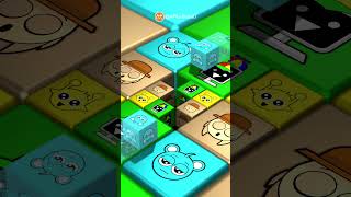 (Q1685) 3D Sprunki Cubes Roll & Play Music! 🎵😱 #Shorts #3DAnimation #FunMusic