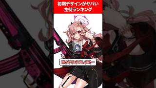 初期デザインがヤバすぎる生徒ランキング #ブルアカ #ブルーアーカイブ