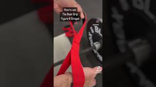 How to use Bear Grip Weight Lifting Figu￼re 8 Straps!