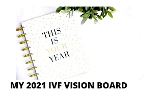 My 2021 IVF Vision Board (IVF over 40, Donor IVF)
