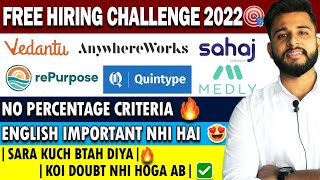 😍FREE HIRING CHALLENGE 2022 | NO PERCENTAGE CRITERIA REQUIRED | GEEKTRUST HIRING CHALLENGE 2022✅