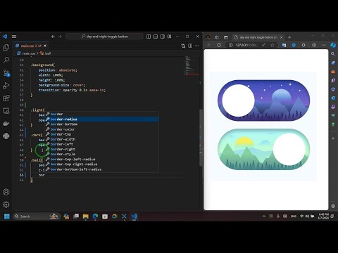 ASMR Programing - Day and Night Toggle Button