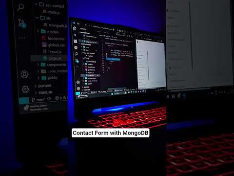 Contact Form with MongoDB & Next.js   #mongodb #database #programming #softwareengineer #contactform