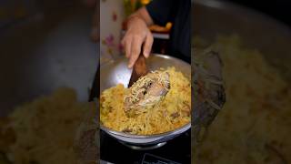 Hilsa Biryani ASMR Cooking #shorts