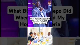 What Bishop Oyedepo Did When He Visited My House In Nigeria - Pastor Matthew Ashimolowo #Shorts