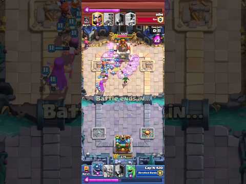 Turning tides with Super Witch 🧹🪄 #clashroyale #supercell #gaming